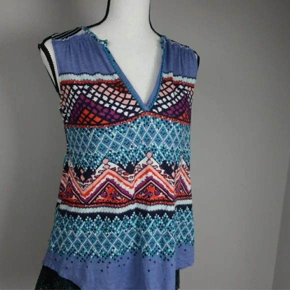 Anthropologie Meadow Rue Sleeveless Top Size Small - Picture 3 of 6